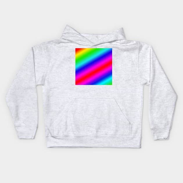 colorful rainbow abstract texture art Kids Hoodie by Artistic_st